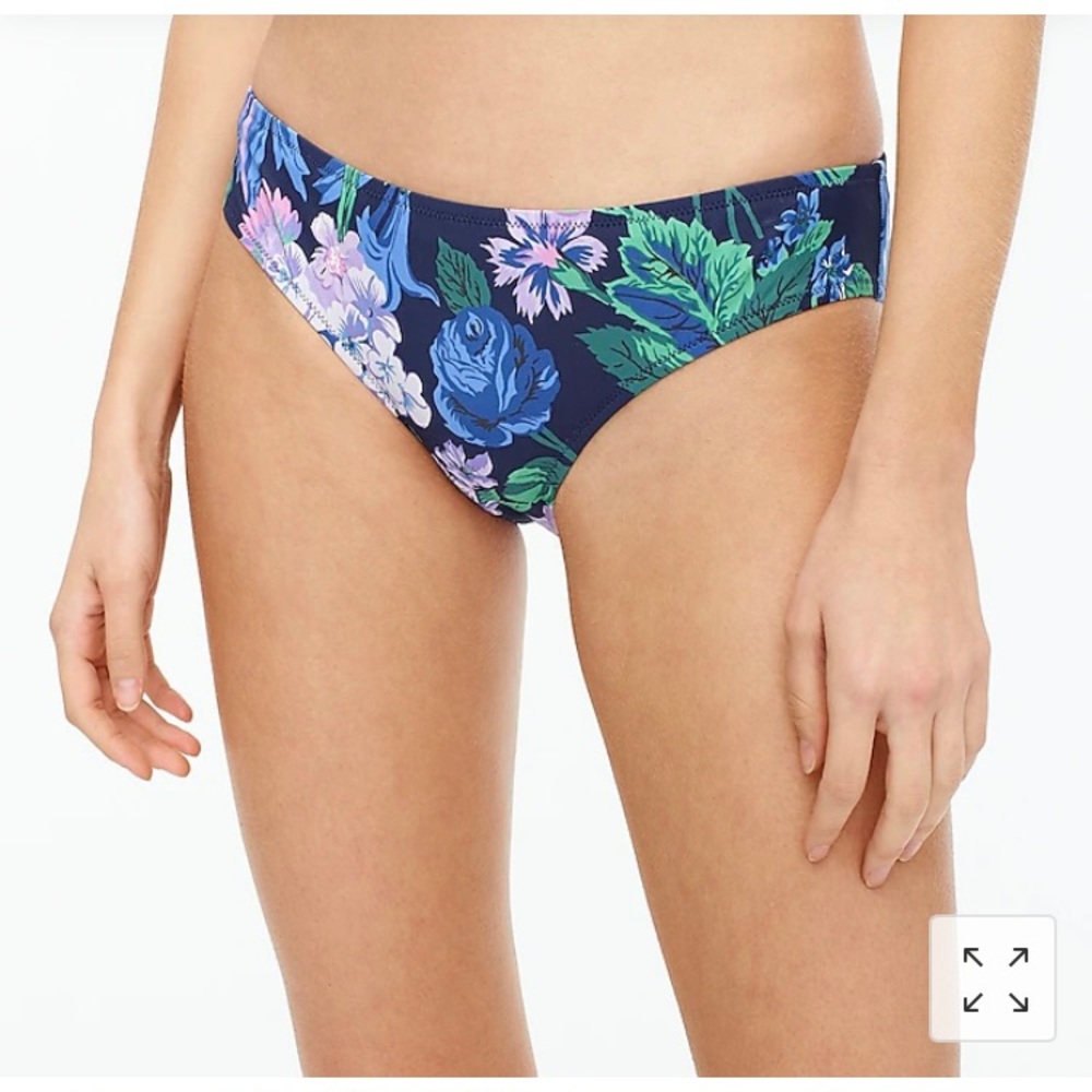 J Crew Surf hipster bikini bottom in retro floral